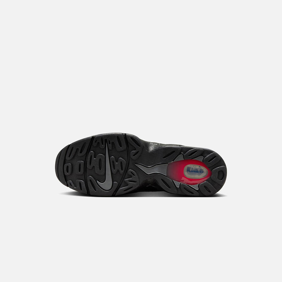 Black / White / Grey / Silver / Red Men Kith Nike Air DT Max 96 Sneakers | 2753-FSYMP