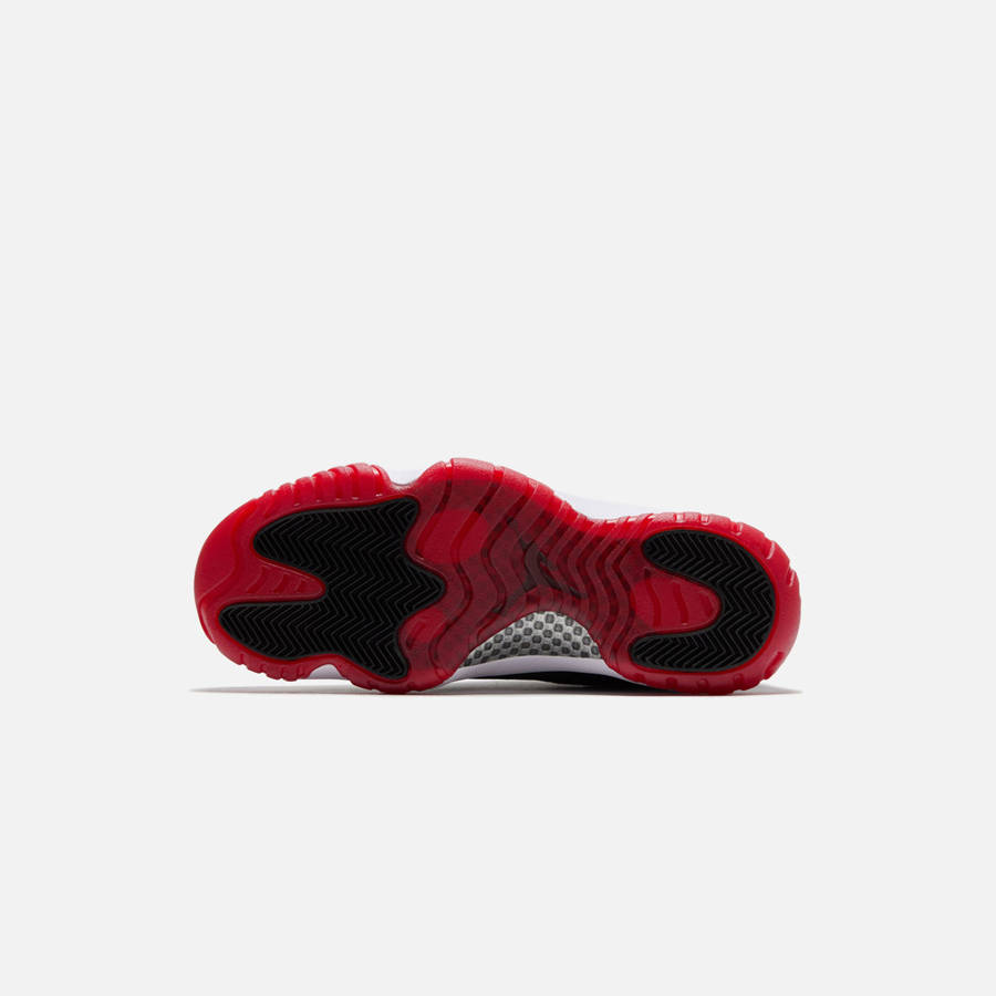 Black / White / Red Women Kith Jordan WMNS Air Jordan 11 Retro- Black / Gym Red / White Sneakers | 5201-ZBUSG