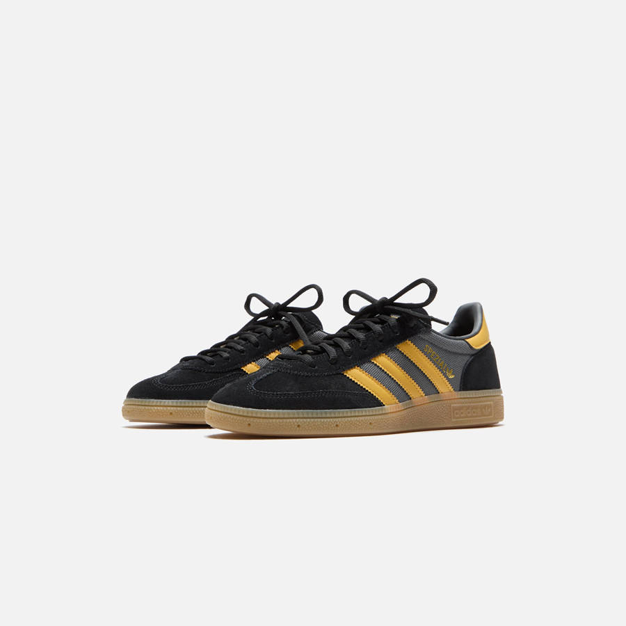 Black / Yellow Men Kith adidas Handball Spezial Sneakers | 6432-MHSPU