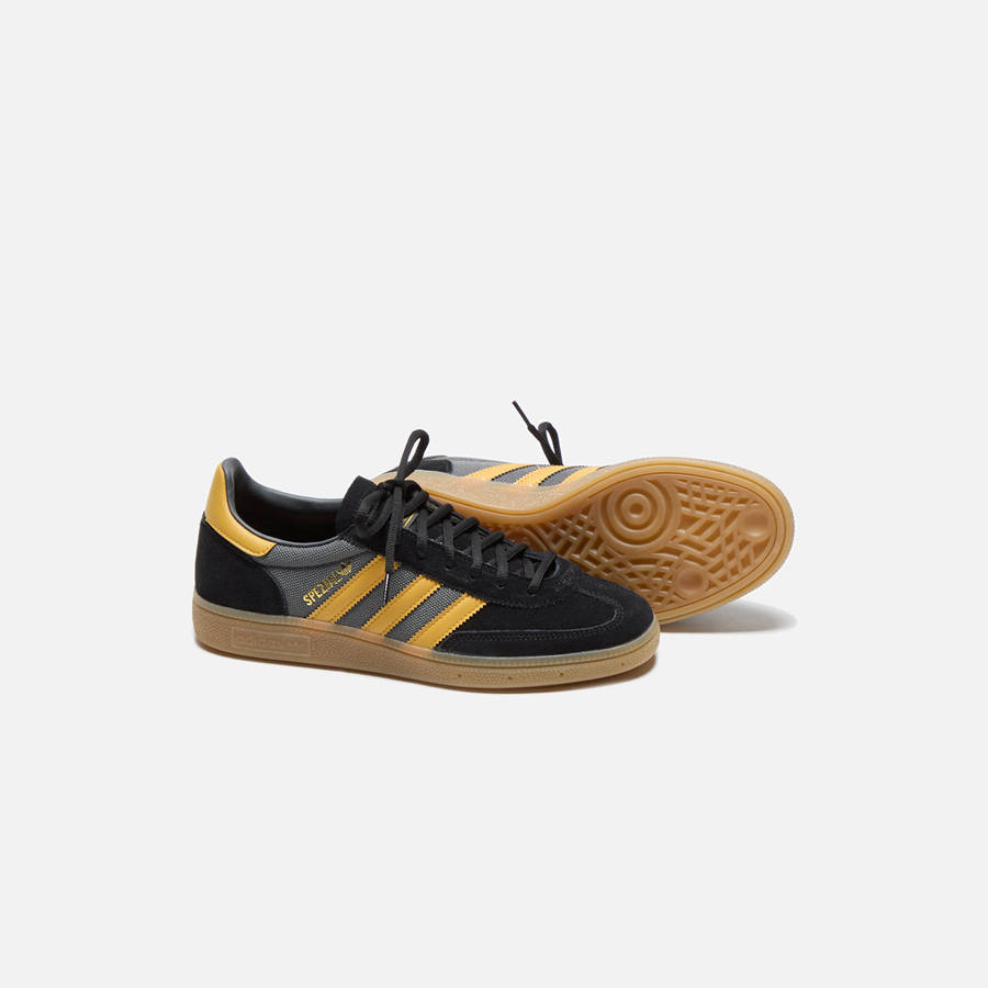 Black / Yellow Men Kith adidas Handball Spezial Sneakers | 6432-MHSPU
