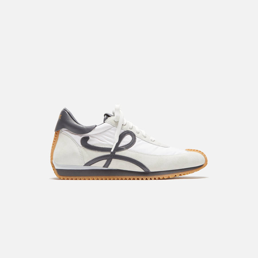 Blue Dark Grey / White Men Kith Loewe Flow Runner Sneakers | 2014-QSUOV