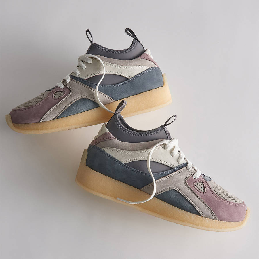 Blue Grey Men Kith Ronnie Fieg for Clarks Breacon Sneakers | 1403-PLXNA