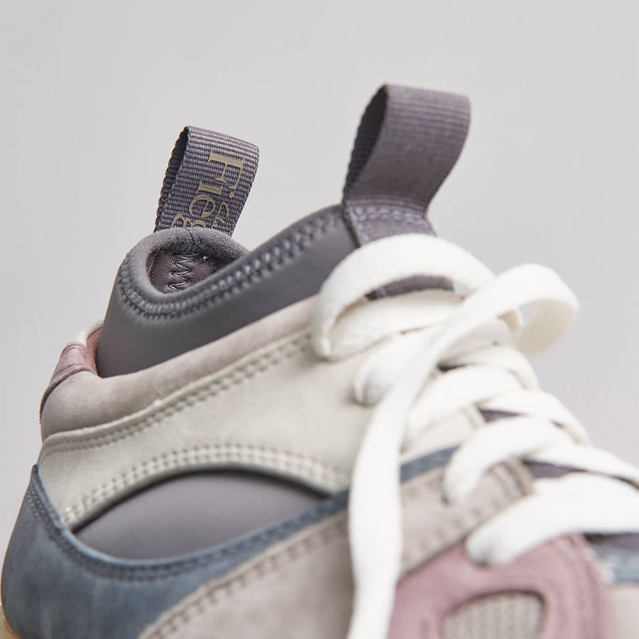 Blue Grey Men Kith Ronnie Fieg for Clarks Breacon Sneakers | 1403-PLXNA
