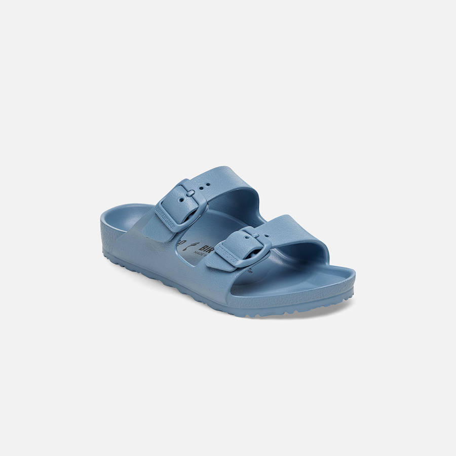 Blue Kids' Kith Birkenstock Arizona EVA Sandals | 5716-TCZFL