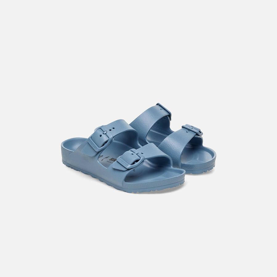 Blue Kids' Kith Birkenstock Arizona EVA Sandals | 5716-TCZFL