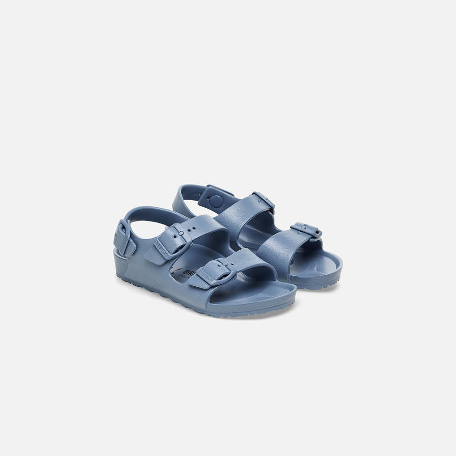 Blue Kids' Kith Birkenstock Milano EVA Sandals | 1074-HXARP