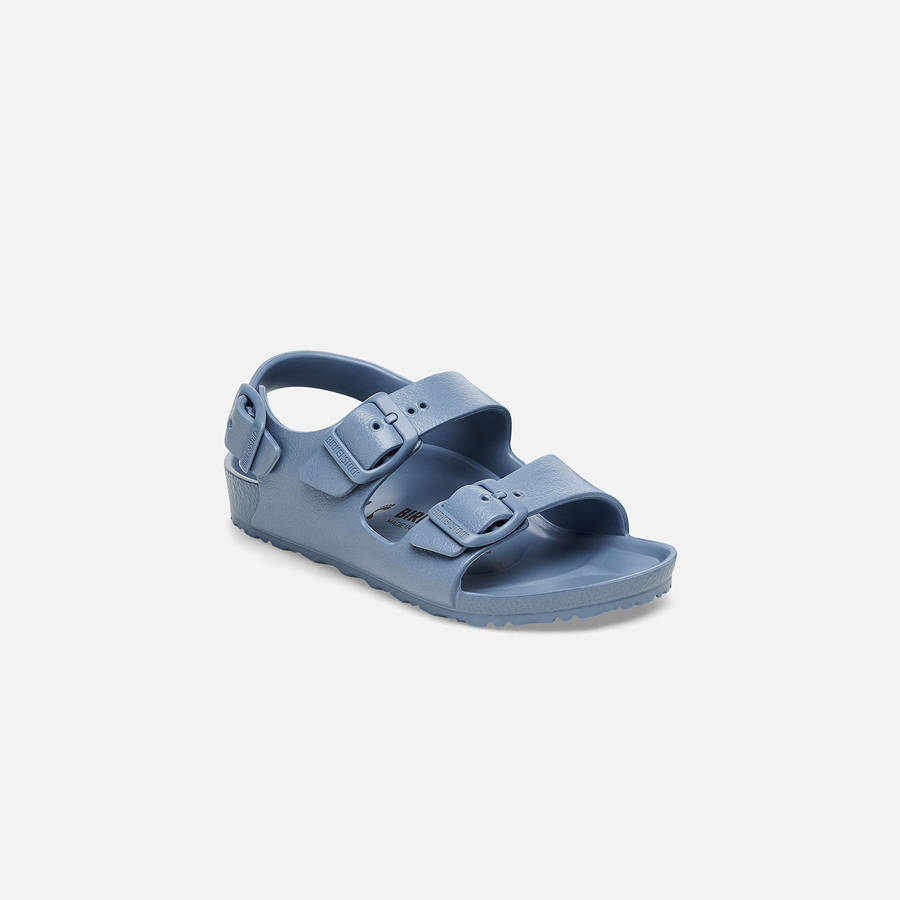 Blue Kids' Kith Birkenstock Milano EVA Sandals | 1074-HXARP
