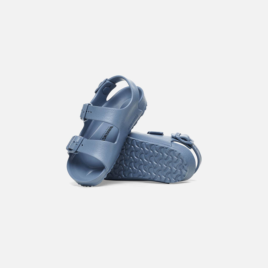 Blue Kids' Kith Birkenstock Milano EVA Sandals | 1074-HXARP