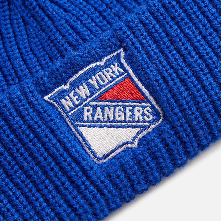 Blue Kids' Kith and '47 for the New York Rangers Brand Mia Beanie Headwear | 7516-XFHIV