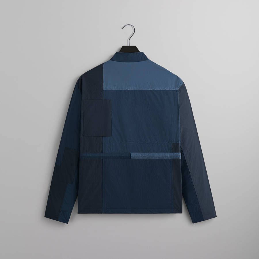 Blue Men Kith Amare Patchworked Jackets | 9816-NOAQG