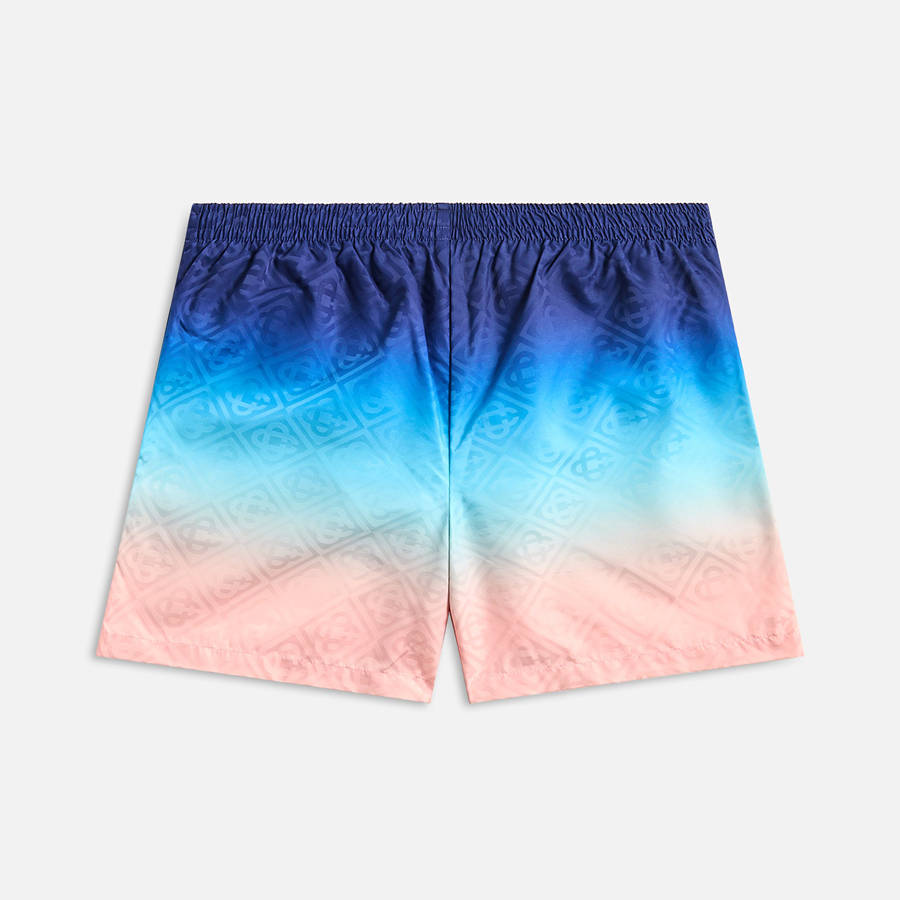 Blue Men Kith Casablanca Jacquard Swim Shorts | 1927-LKNWU