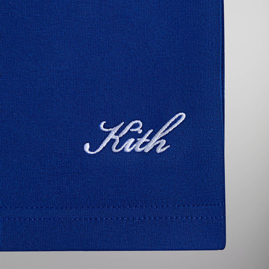 Blue Men Kith Compact Knit Curtis Shorts | 4738-SLIOZ