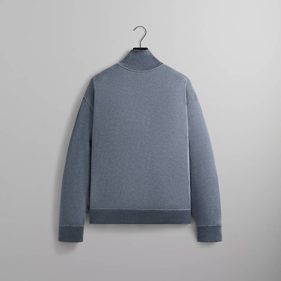 Blue Men Kith Fleece Wyona Full Zip Jackets | 8514-PMDIT