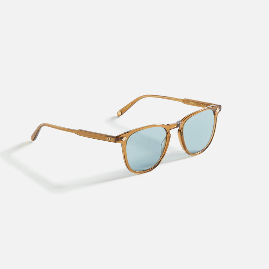 Blue Men Kith Garrett Leight Brooks II Sun Sunglasses | 9147-GOITP