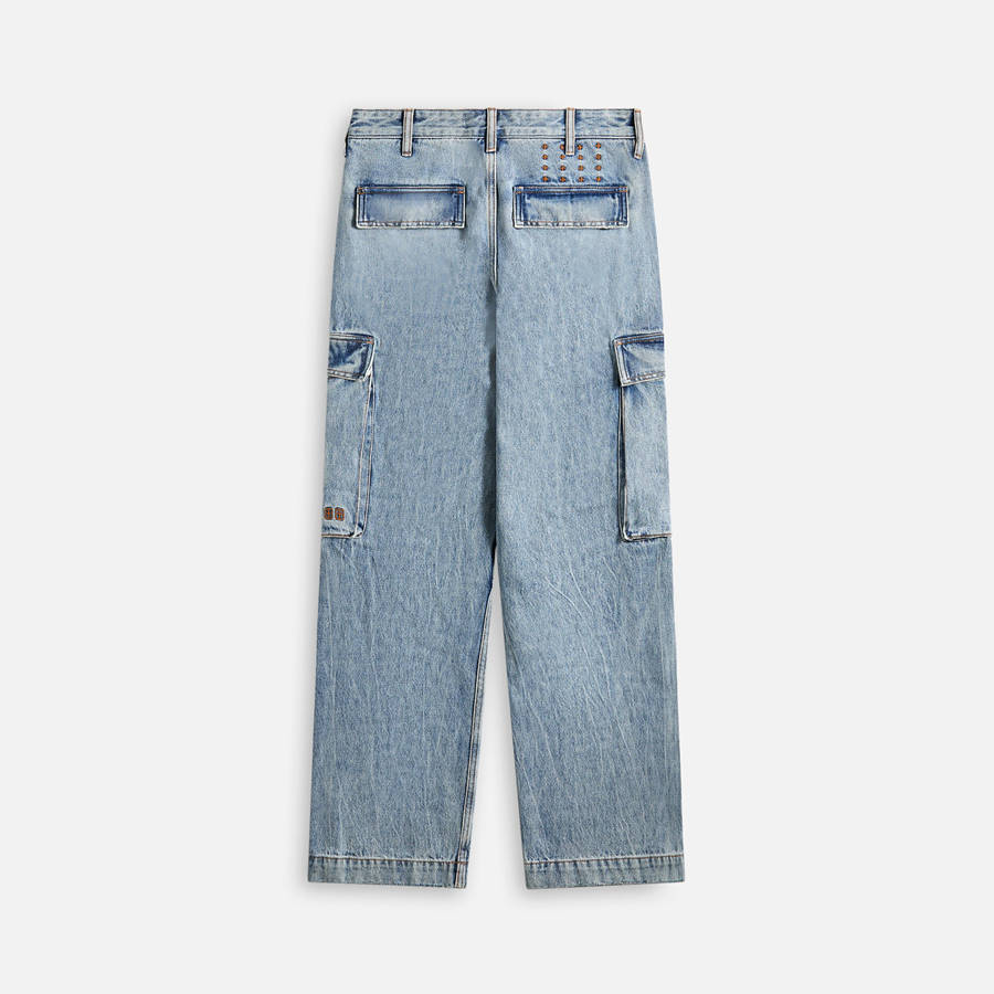 Blue Men Kith Ksubi Riot Cargo Rekon Pants | 5962-UOTRS
