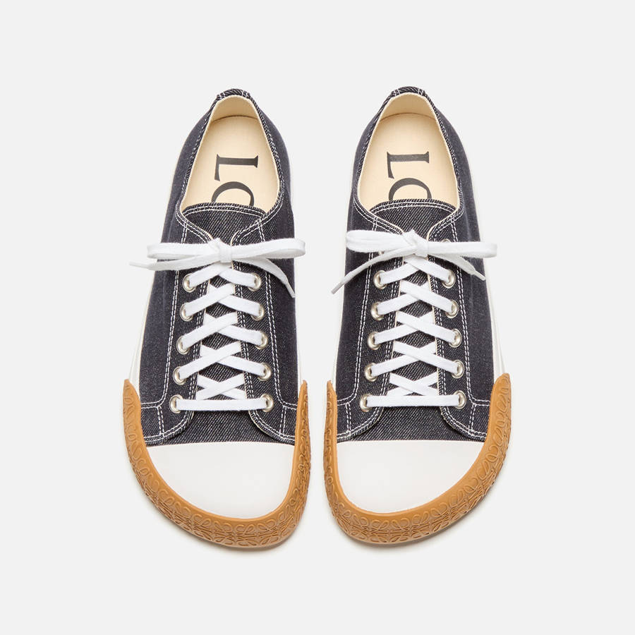 Blue Men Kith Loewe Bloc Lace Up Sneaker Sneakers | 5867-EKQIH