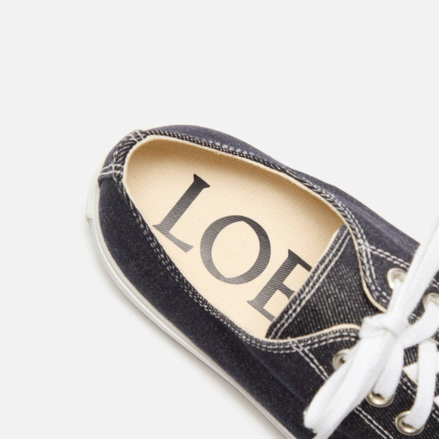 Blue Men Kith Loewe Bloc Lace Up Sneaker Sneakers | 5867-EKQIH