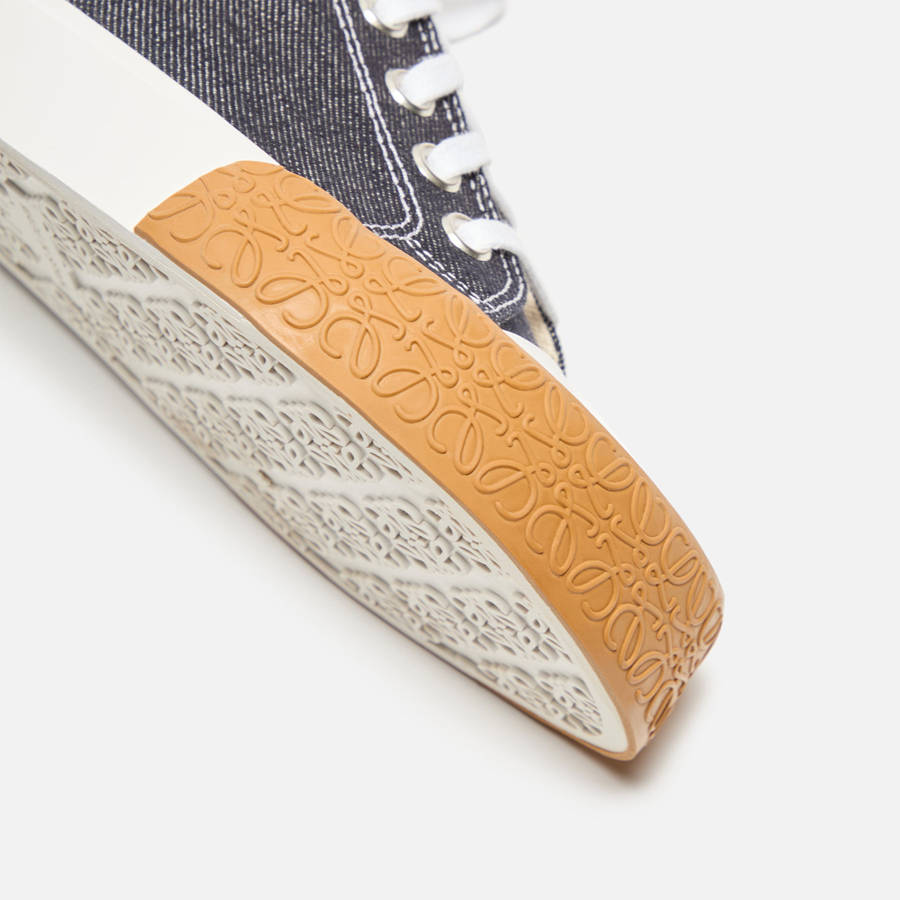 Blue Men Kith Loewe Bloc Lace Up Sneaker Sneakers | 5867-EKQIH