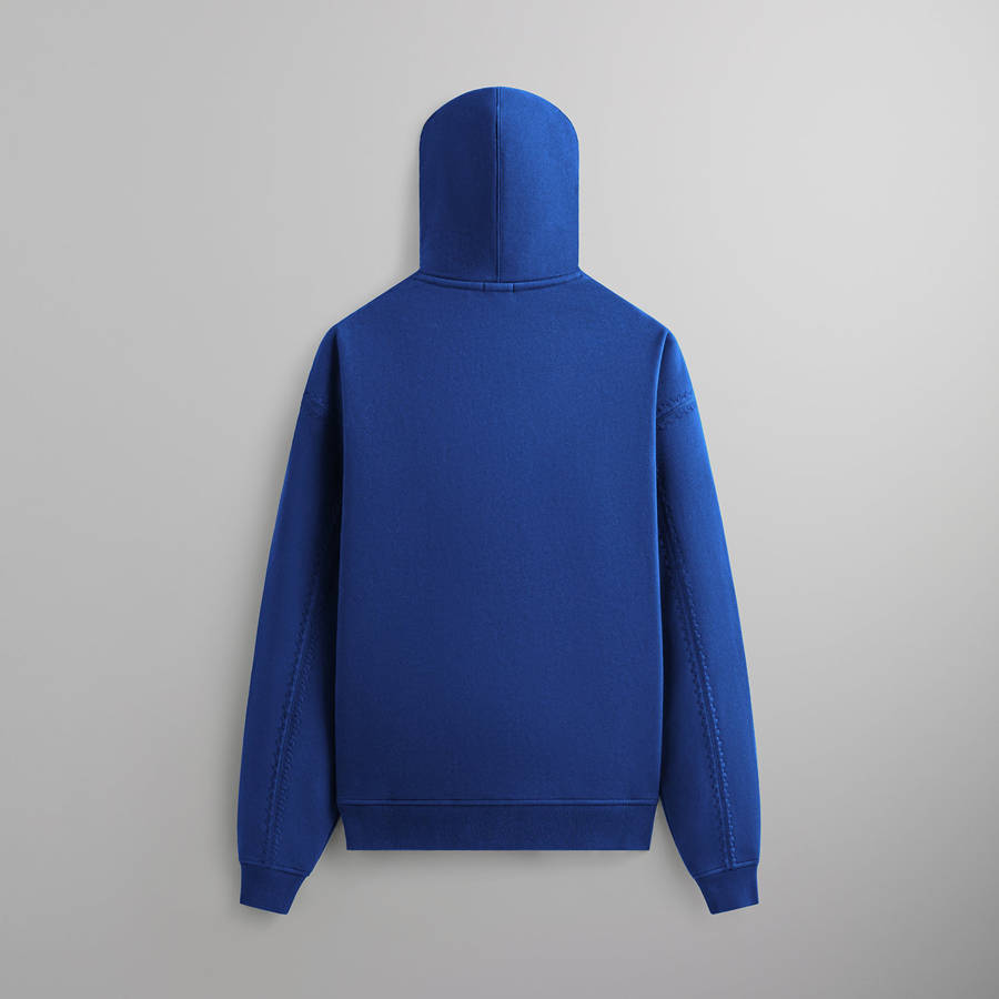 Blue Men Kith Quinn Hoodie Sweatshirts | 8752-AQKDM