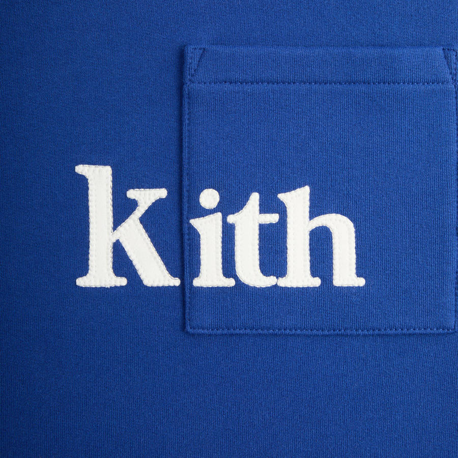 Blue Men Kith Quinn Hoodie Sweatshirts | 8752-AQKDM