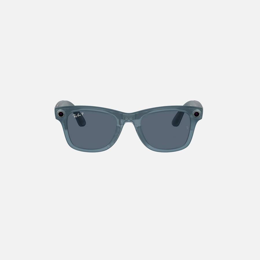 Blue Men Kith Ray Ban Meta Wayfarer Sunglasses | 1652-EWTJK