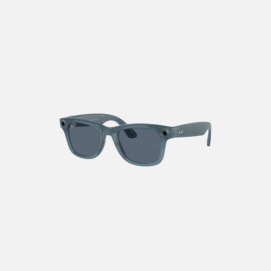 Blue Men Kith Ray Ban Meta Wayfarer Sunglasses | 1652-EWTJK