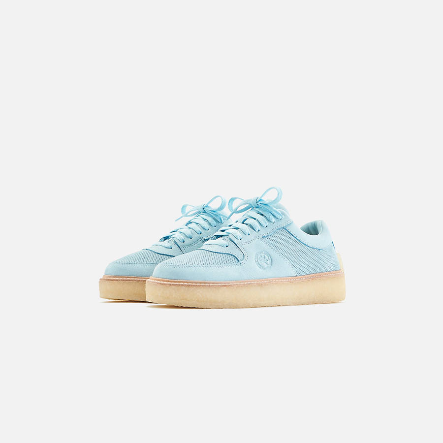 Blue Men Kith Ronnie Fieg for Clarks Season 2 Sandford Sneakers | 0387-BKFEQ