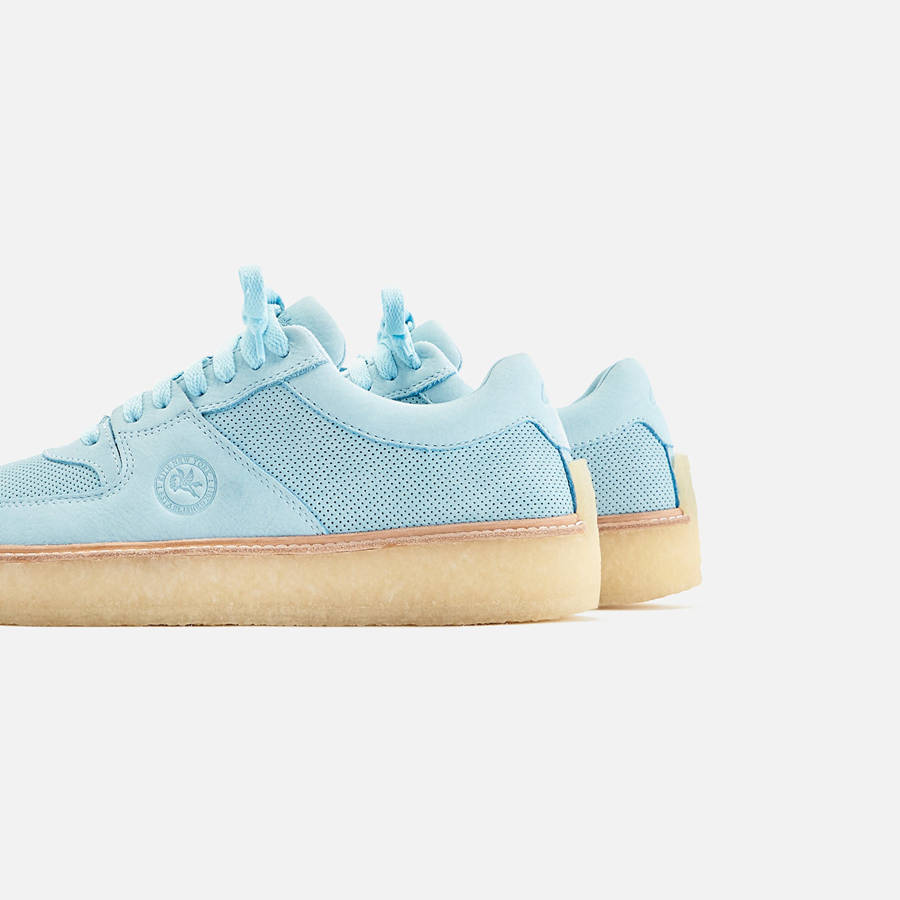 Blue Men Kith Ronnie Fieg for Clarks Season 2 Sandford Sneakers | 0387-BKFEQ