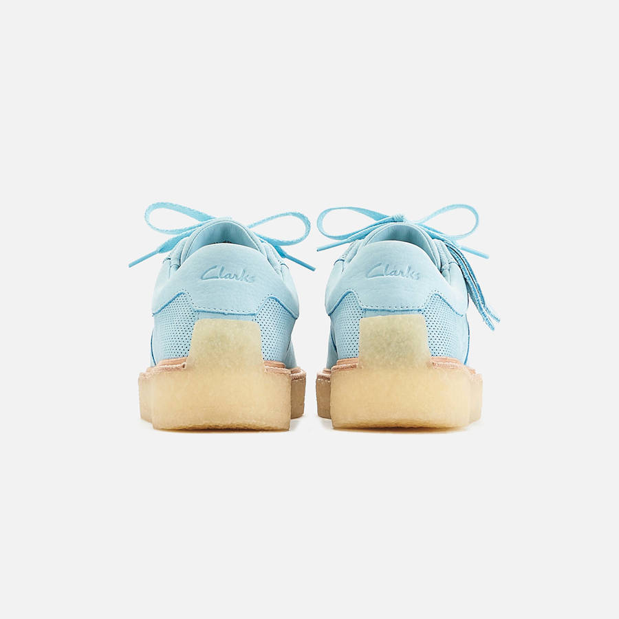 Blue Men Kith Ronnie Fieg for Clarks Season 2 Sandford Sneakers | 0387-BKFEQ