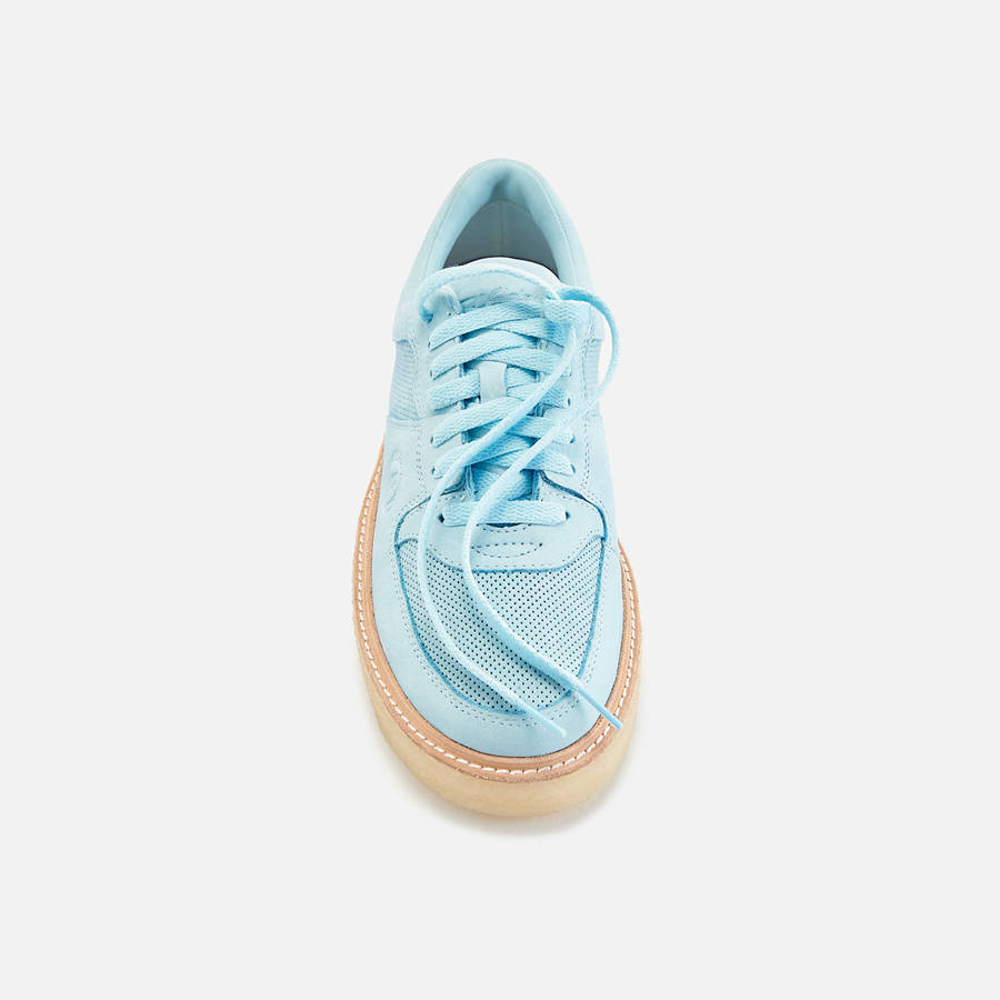 Blue Men Kith Ronnie Fieg for Clarks Season 2 Sandford Sneakers | 0387-BKFEQ