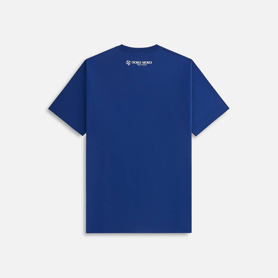 Blue Men Kith Treats for YOKU MOKU Pocket T-Shirt | 9527-KWFJE