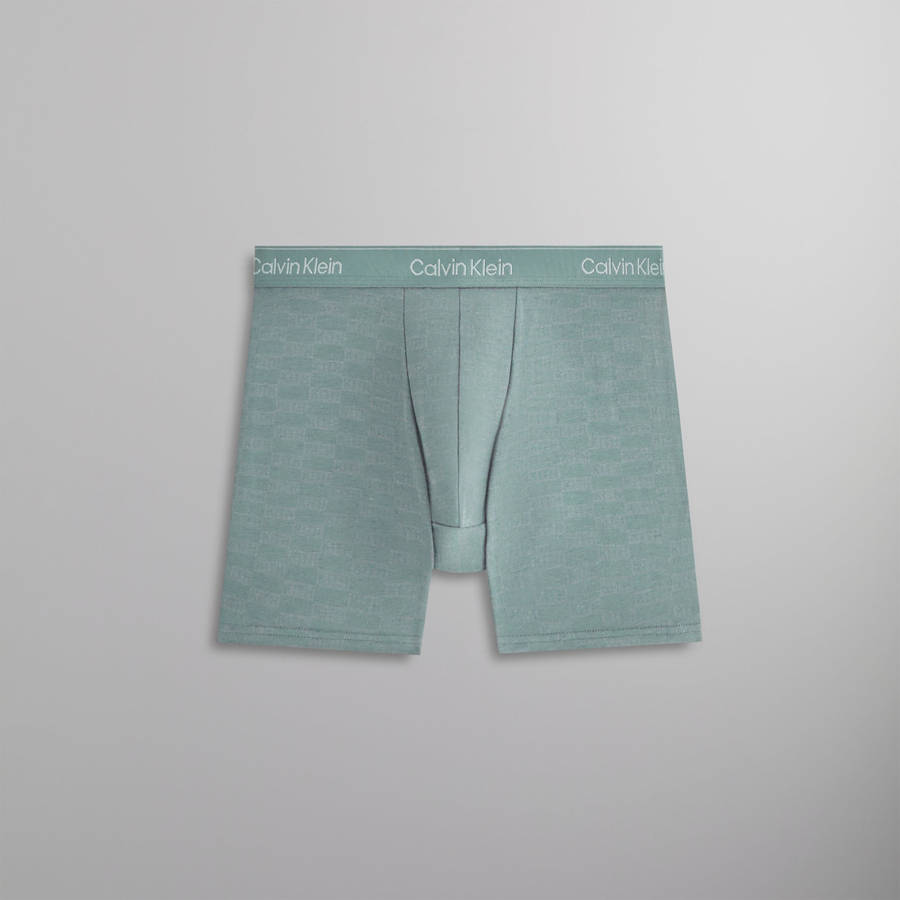 Blue Men Kith for Calvin Klein Boxer Brief Shorts | 9587-CJPXN