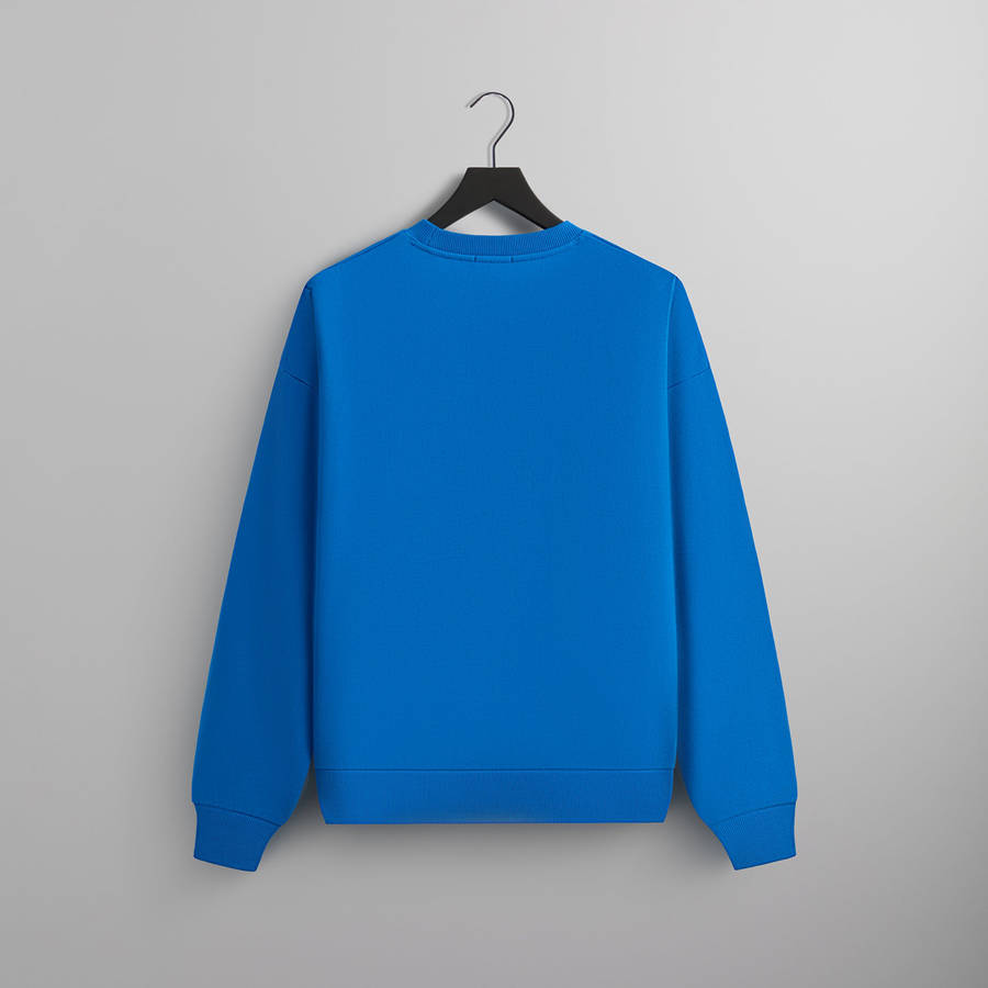 Blue Men Kith for Sesame Street Cookie Monster Nelson Crewneck Sweatshirts | 0634-GVOPY