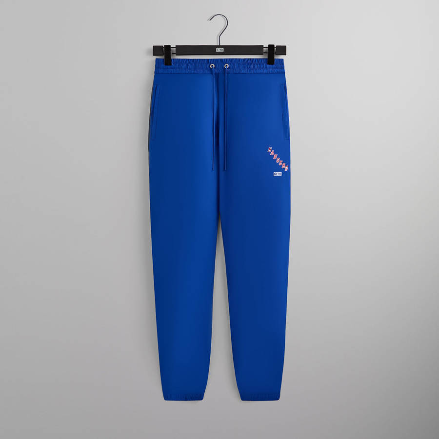 Blue Men Kith for the New York Rangers Nylon Track Pants | 9673-MERFT