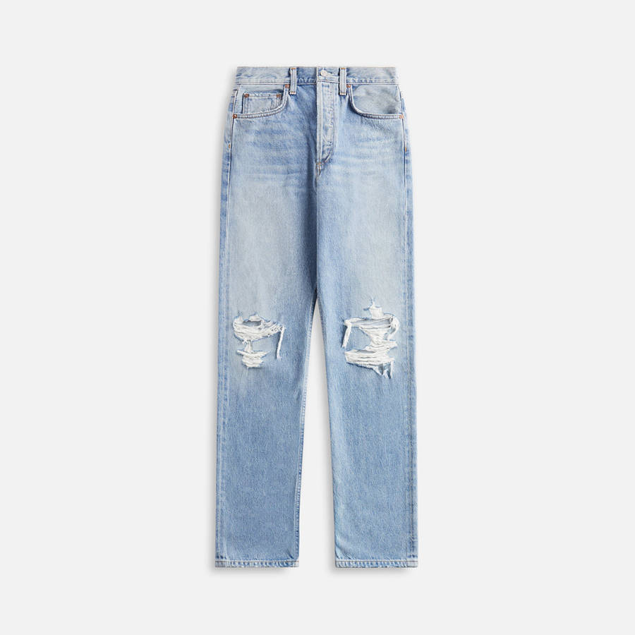 Blue Women Kith Agolde Kelly Jeans | 6019-HWYZX