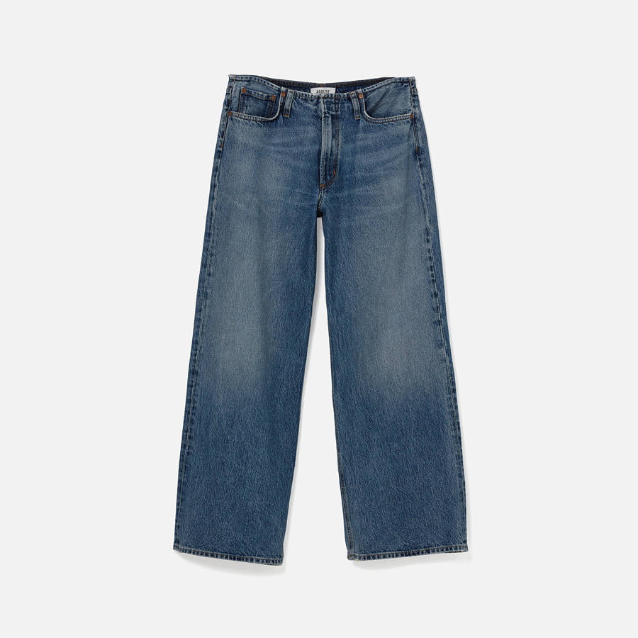 Blue Women Kith Agolde Lex Jeans | 8415-TISNO