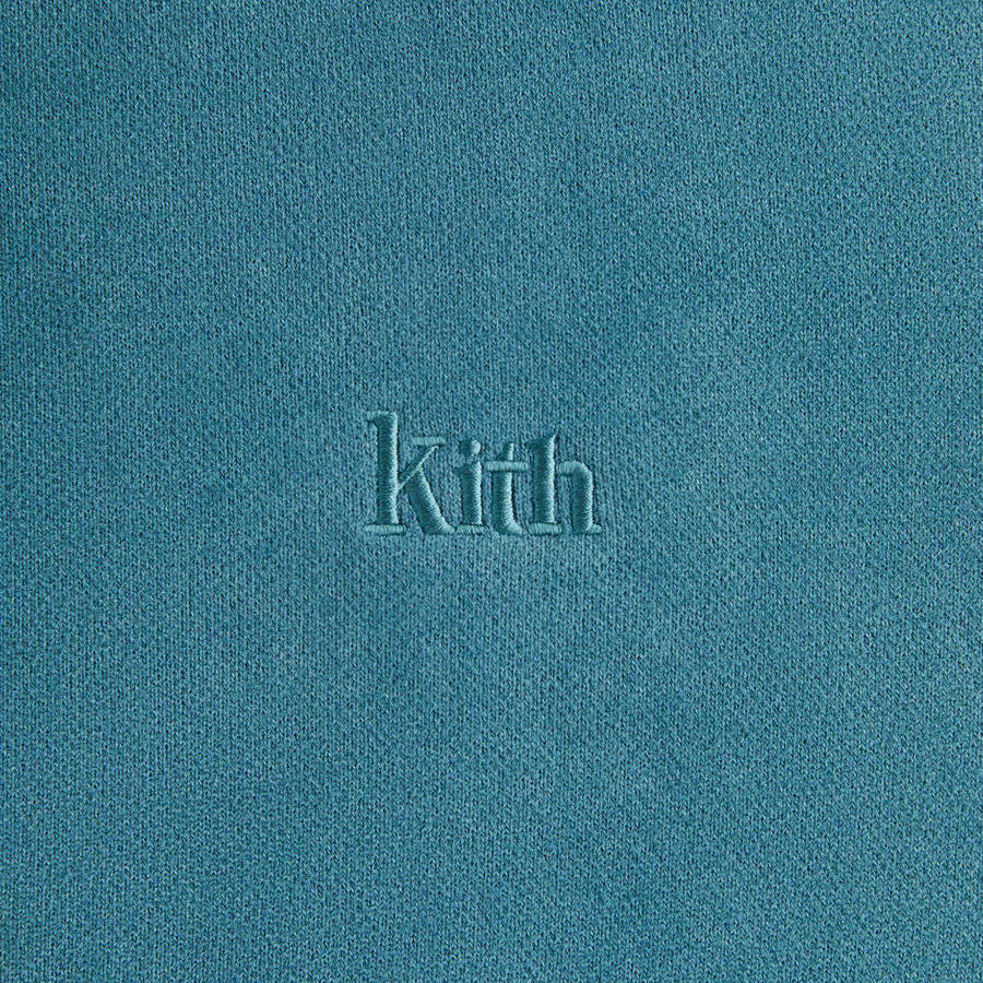 Blue Women Kith Ashwin Sueded Crewneck Sweaters | 9240-ZRUNL