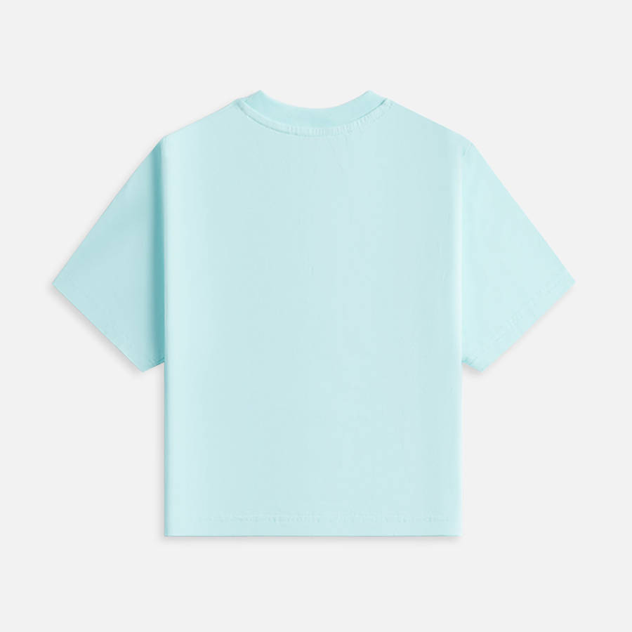 Blue Women Kith Casablanca Stacked Logo Printed Baby Shirts | 1528-PKJMR