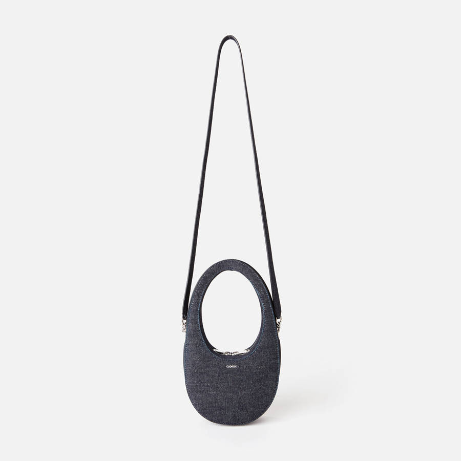 Blue Women Kith Coperni Denim Mini Swipe Bags | 3056-YXTMC