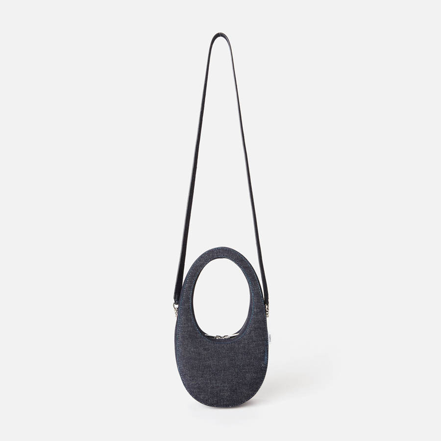 Blue Women Kith Coperni Denim Mini Swipe Bags | 3056-YXTMC