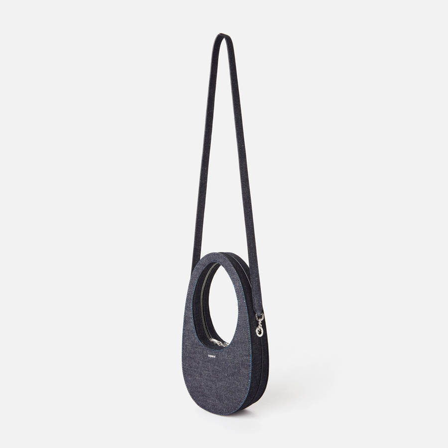 Blue Women Kith Coperni Denim Mini Swipe Bags | 3056-YXTMC