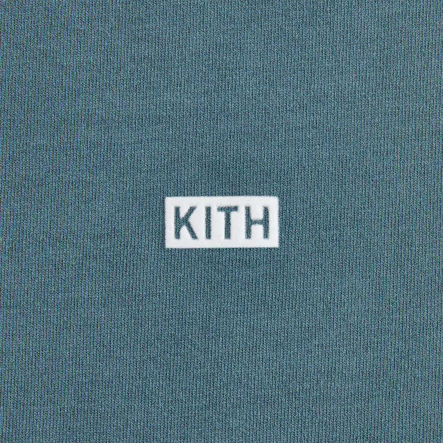 Blue Women Kith Mock Neck Vintage Sueded T-Shirt | 6851-HBZDN