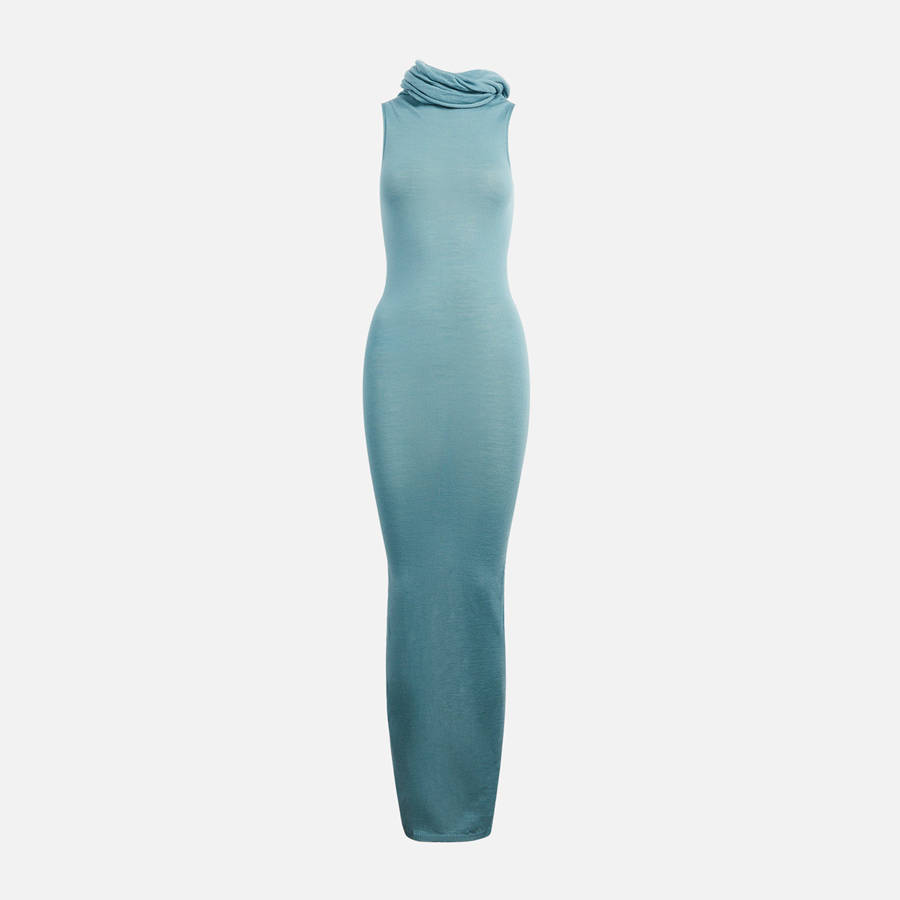 Blue Women Kith Rick Owens Banded T Dress | 5649-ERXBN