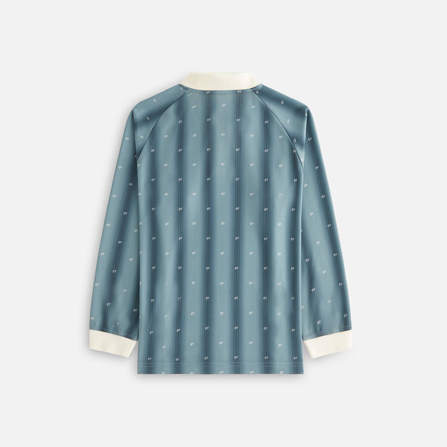 Blue Women Kith Ridley Polo Monogram Long Sleeve Jersey T-Shirt | 9701-NXKMI