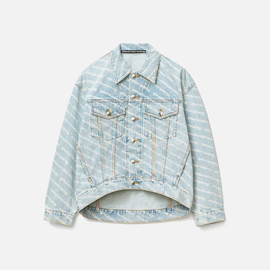 Blue Women Kith T by Alexander Wang Falling Back Jackets | 8697-FWELK