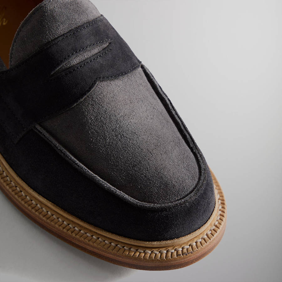 Blue Women Kith for Blackstock and Weber The Ellis Penny Loafers | 4926-SVNJL