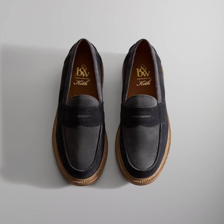 Blue Women Kith for Blackstock and Weber The Ellis Penny Loafers | 4926-SVNJL
