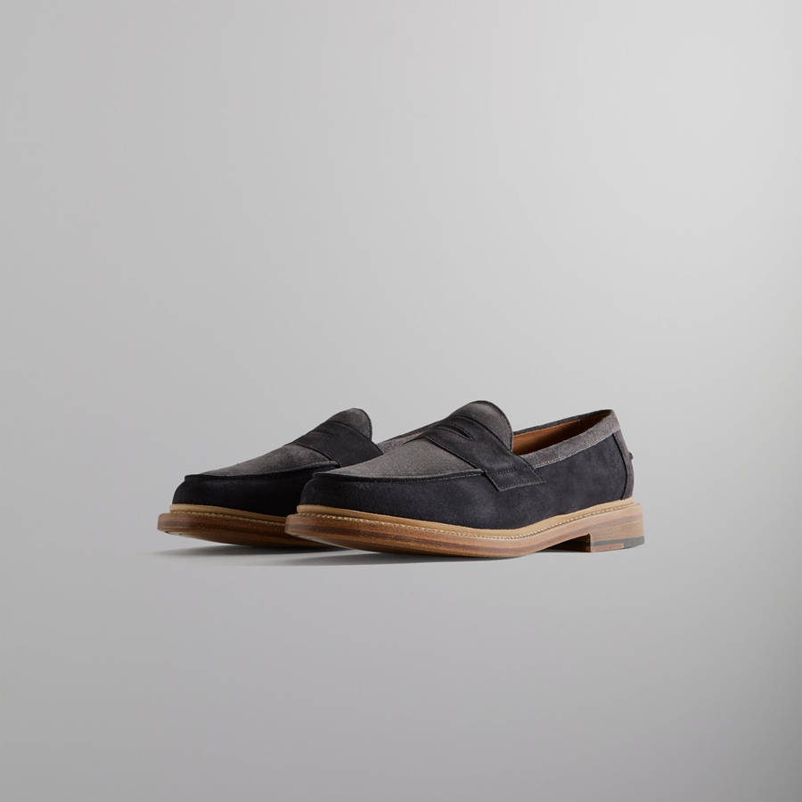 Blue Women Kith for Blackstock and Weber The Ellis Penny Loafers | 4926-SVNJL