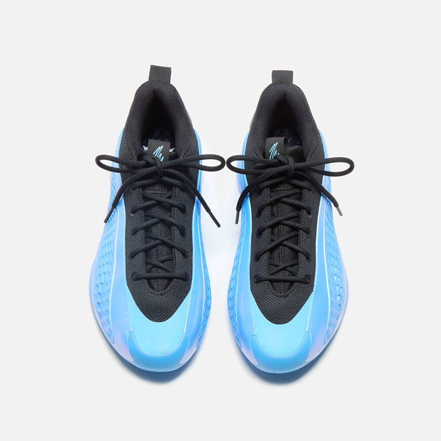 Blue / Black / White Men Kith adidas AE 1 Low Sneakers | 8024-TCLHR