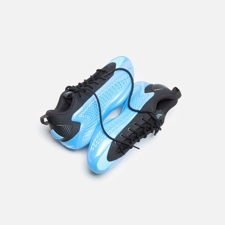 Blue / Black / White Men Kith adidas AE 1 Low Sneakers | 8024-TCLHR